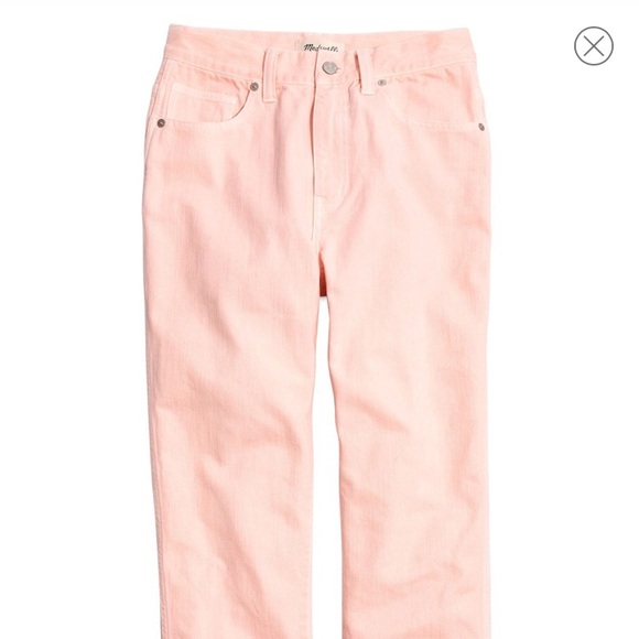 Madewell Pants - Madewell Dyed straight leg denim pants